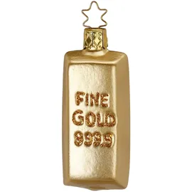 Inge-Glas Manufaktur Inge-glas Christbaumschmuck Goldbarren