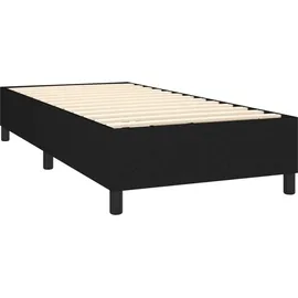 vidaXL Boxspringbett 100 x 200 cm Schwarz