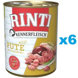 RINTI Kennerfleisch Pute 6x400g