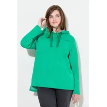 Ulla Popken Sweatshirt Schriftdruck Gelb/Grün 54/56