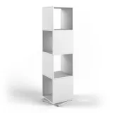 Vicco Drehregal Standregal 35,2 x 144,2 x 35,2 cm Weiß