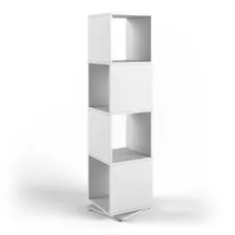 Vicco Drehregal Standregal 35,2 x 144,2 x 35,2 cm Weiß