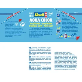 REVELL Aqua Color 18 ml schwarz seidenmatt 36302