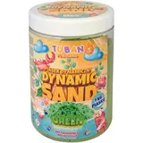 TUBAN Dynamischer Sand 1kg – 1000 g – Kinetischer Sand – Spielsand Spielzeug – Für Kinder – Förderung der Feinmotorik – Trocknet Nicht Aus – Farbe Grün
