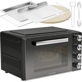 Proficook Minibackofen Multifunktion, Sichtfenster, Umluft-Funktion, stufenloser Temperaturregler