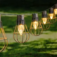Hi Haushalt International LED Solar Lichterkette 10 Lampen