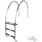 Poolleiter mit Überlauf - 3 Stufen