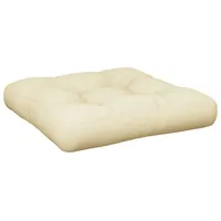 VidaXL Palettenkissen Creme 58x58x10 cm Stoff