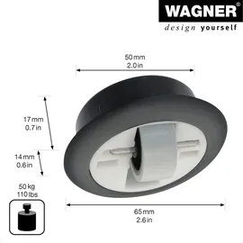 Wagner Lenkrolle Roller-Mini 50 kg