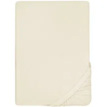 biberna 0012344 Frottee-Stretch 140 x 200 - 160 x 200 cm beige