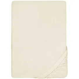biberna 0012344 Frottee-Stretch 140 x 200 - 160 x 200 cm beige