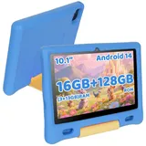 BUFO 10 Zoll Dual-Kamera 8+5MP Wi-FI 6/BT 5.3 Elternkontrolle Kinder Tablet (128 GB) blau