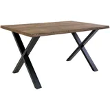 VCM ebuy24 Esstisch, Eiche Wotan, 95x74x140 cm, Esszimmer, Tische, Esstische