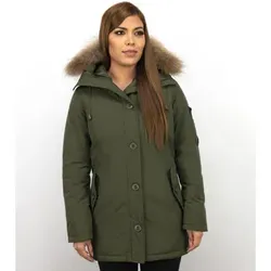 Thebrand  Parkas Jacken Mit Fellkragen Winterjacken  in Grün, EU L