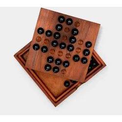 MAGS Spiel Solitaire Holz Braun