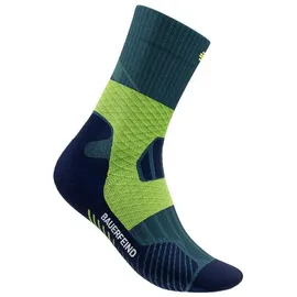 Bauerfeind Sports Trail Run Mid Cut Socks 1 Paar Blau 43-46
