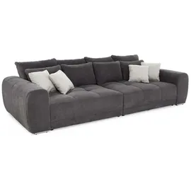 luma-home schönes für dein zuhause luma-home Big-Sofa, Anthrazit Textil, 4-Sitzer, einzeln stellbar,Rechteckig, 306x86x134 cm Wohnzimmer, Sofas / Couches, Sofas, Bigsofas