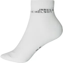 Sneakersocken Bio-Baumwolle - Farbe weiß - Größe 42-44