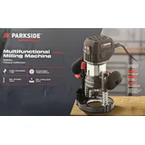 Parkside PPMF 710 ohne Akku + Kanten-, Ober- und Winkelfräsmodul