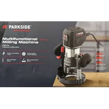 Parkside PPMF 710 ohne Akku + Kanten-, Ober- und Winkelfräsmodul