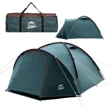 TALK-POINT Campingzelt 3-4 Personen Schwarz