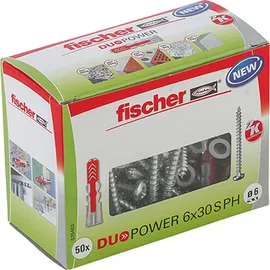 Fischer DuoPower 6 x 30 S PH Dübel 50 Stück