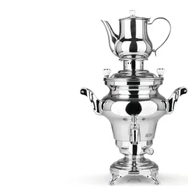 BEEM Samowar Rebecca+ 5L 1800W Edelstahl, mit Dispenser - Silber