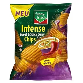Funny-Frisch Intense Chips Sweet & Spicy Curry Style 110g