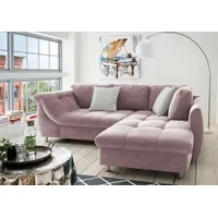 Myhomelando Ecksofa Argo, mit Schlaffunktion rosa