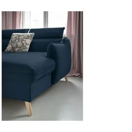 miuform Ecksofa mit Schlaffunktion Sweet Harmony ¦ blau ¦ Maße (cm): B: 228 H: 95