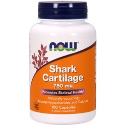 Now Foods Shark Cartilage - Haifischknorpel 750 mg Kapsel (100 Kapseln)