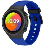 SPC Smartee 4G Junior LTE 40 mm Kunststoffgehäuse Blau Doppeltes Armband Schwarz One Size