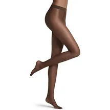 Falke Pure Matt 20 DEN W Ti transparent einfarbig 1 Stück, Braun Brenda 5179, M-L
