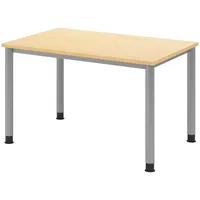 Bümö Schreibtisch Ahorn, Nachbildung,Ahorn, Rechteckig, 120x74x80 cm, FSC Mix,