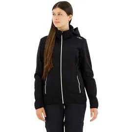 CMP Zip Hood 32a0456 Softshelljacke - Black - XS