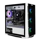 NitroPC - Gaming PC Advanced Silver Plus (Intel Core i5 11400 6/12 4.4GHz, GTX 1650 4GB, RAM 16GB, SSD 480GB + HDD 1TB, Windows 11 Home, Beleuchtung RGB, WiFi) Gamer PC, Desktop Computer