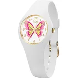 ICE-Watch ICE fantasia Butterfly lily - Weiße Mädchenuhr mit Plastikarmband - 021951 (Extra small)