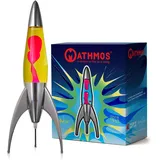 Mathmos Telstar Rakete Lavalampe - Gelb/Rot
