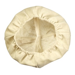 WESTMARK Brotkörbchen Bezug rund, medium, waschbar bei 30° C, Stilvoller Bezug für eine elegante Tischdekoration, Farbe: beige