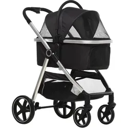 PawHut Hundewagen Oxford-Gewebe, Aluminium