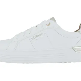 s.Oliver Sneaker Low Damen Weiß 42