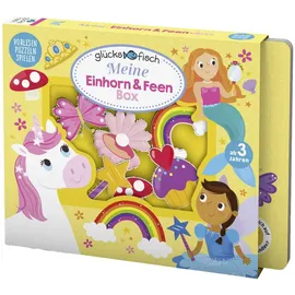 fischerverlage Glücksfisch: Meine Einhorn und Feen-Box: Vorlesen - Puzzlen - Spielen