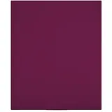 vidaXL Spannbettlaken Jersey-Baumwolle 180 x 200 cm Bordeauxrot 2 St.