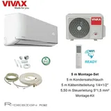 VIVAX R Design 18000 BTU +5 m Montageset 5,57KW WIFI Ready Split Klimaanlage A++
