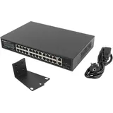 LANBERG RSGE-24P-2GE-2S-250 Netzwerk-Switch Unmanaged