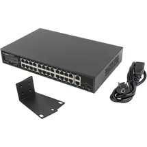 LANBERG RSGE-24P-2GE-2S-250 Netzwerk-Switch Unmanaged