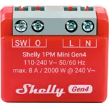 Shelly 1PM Mini Gen4, 1-Kanal, 8A, Unterputz, Schaltaktor mit Strommessfunktion (Shelly_1PM_Mini Gen4)