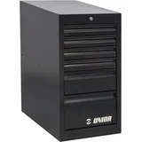 Unior Schubladenschrank schmal. 6 Schubladen 990ND6-BLACK