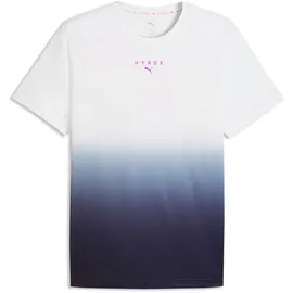 Puma M X HYROX POLY GRAPHIC TEE weiß/Deep Plum 3XL