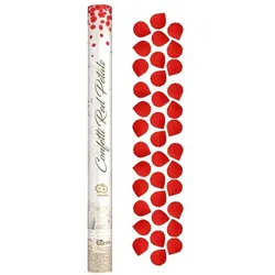 Rosenblätter Konfettikanone Party Shooter Hochzeit rosa weiß rot Konfetti Kanone Geburtstag Deko Set